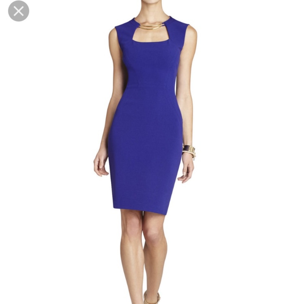 BCBGMAXAZRIA Clara Blocked Sheath Dress